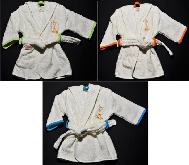 Girafje badjasjes of badcapes ; keuze uit 3 uitvoeringen, Kinderen en Baby's, Babykleding | Overige, Nieuw, Verzenden