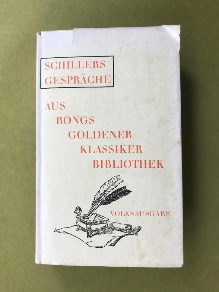 Schillers Gespräche, Boeken, Filosofie, Gelezen, Wijsbegeerte of Ethiek, Ophalen of Verzenden