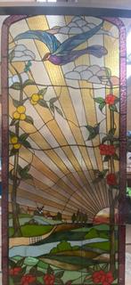 Glas in lood collectie, Ophalen, Gebruikt, Minder dan 80 cm, Glas in lood