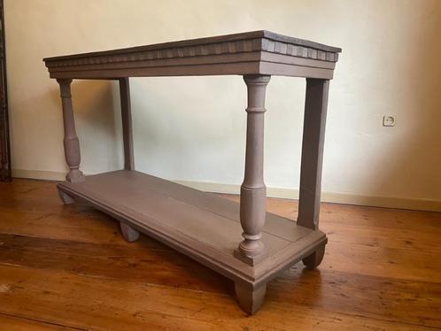 Fantastische Sidetable Wandtafel Muurtafel 19e eeuws, Antiek en Kunst, Antiek | Meubels | Tafels, Ophalen of Verzenden