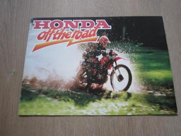 Honda XL125 S / XL250 S / XL500 S brochure folder 1979 ? beschikbaar voor biedingen