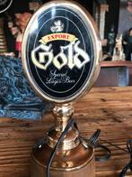 Gold Bier Reclame Lichtbak, Ophalen of Verzenden, Gebruikt, Lichtbak of (neon) lamp