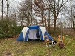 Tent 2 cabines met tussenstuk blauw, Ophalen of Verzenden, Zo goed als nieuw