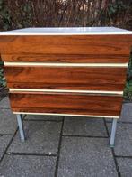 Vintage ladekastje. Jaren 60/70., Minder dan 50 cm, Ophalen of Verzenden, Zo goed als nieuw, 3 of 4 laden