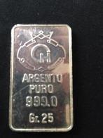 Zilverbaar, Argento Puro 25 gram, Ophalen of Verzenden, Zilver