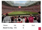 3x 1 ticket Ajax-Sc Heerenveen, Fc Groningen & Excelsior, Tickets en Kaartjes, Drie personen of meer, November