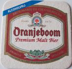 Bierviltje Oranjeboom premium malt bier, Ophalen of Verzenden, Zo goed als nieuw, Viltje(s), Oranjeboom