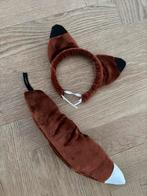 Carnavals kostuum voor baby, vos : oren en staart, Ophalen of Verzenden, Zo goed als nieuw, 104 of kleiner, Jongen of Meisje