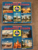 2x Legpuzzel Europese Steden (5 x 1000 stukjes per doos), Ophalen of Verzenden, 500 t/m 1500 stukjes, Gebruikt, Legpuzzel