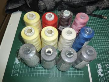 12 conen lockgaren goldspun + diamondspun beschikbaar voor biedingen