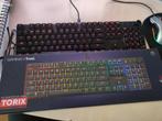 ZGAN Trust GXT 868 Torix QWERTY RGB-toetsenbord, Trust GXT Gaming, Multimediatoetsen, Ophalen of Verzenden, Zo goed als nieuw
