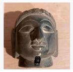Prachtig speksteen Boeddha beeld hoofd 8 cm hoog, Ophalen of Verzenden