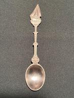 Vintage bewerkt en verzilverd lepeltje Boeier., Ophalen of Verzenden