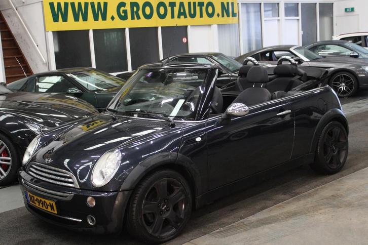 MINI Cabrio 1.6 One Airco, Stuurbekrachtiging (bj 2006), Auto's, Mini, Bedrijf, Te koop, Cabrio, ABS, Airbags, Airconditioning