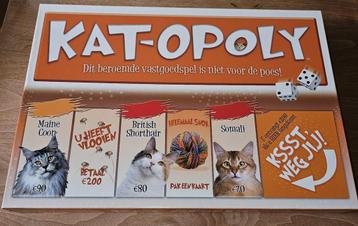 Kat-opoly en andere bordspellen beschikbaar voor biedingen