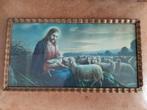 Religieuze prent / Jezus met kudde schapen, Ophalen of Verzenden