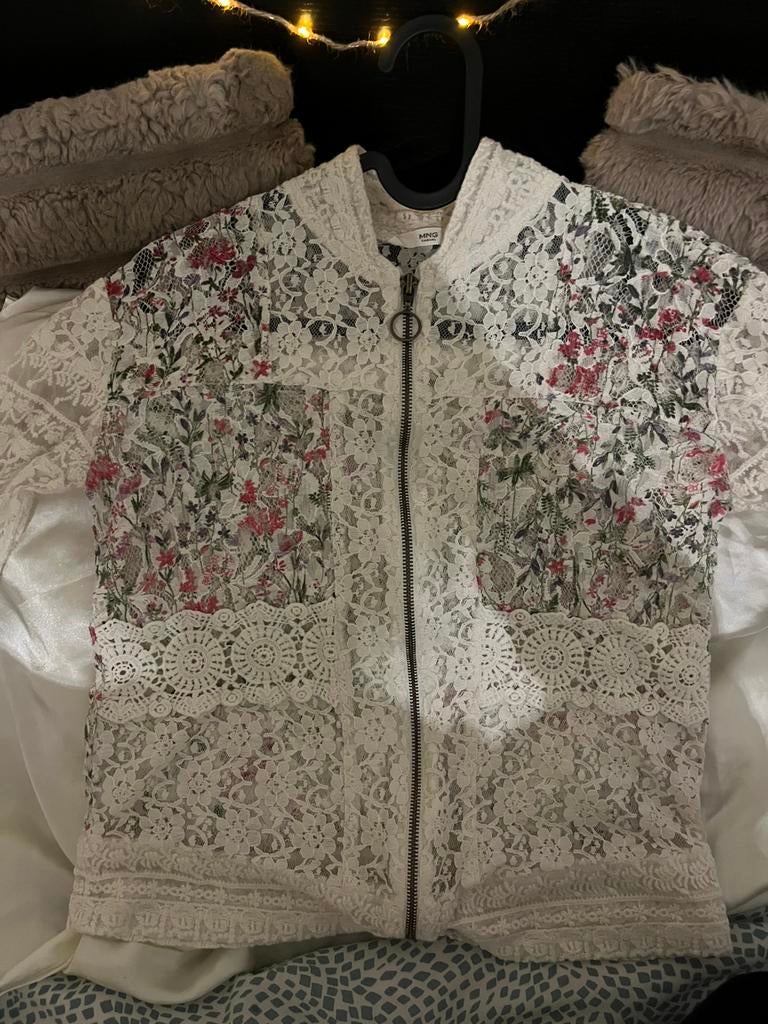 MANGO floral zipper, Ophalen of Verzenden, Dames