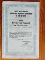 Aandeel Beetwortel Suikerfabriek - Sas van Gent - 1937, Ophalen of Verzenden, 1920 tot 1950, Aandeel
