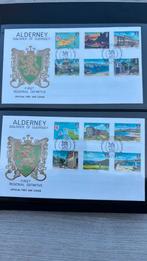Te koop postzegels FDC Alderney 1983-1997, Ophalen of Verzenden, Postfris