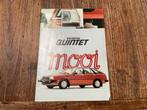 Honda Quintet folder 1980, Ophalen of Verzenden, Zo goed als nieuw, Honda