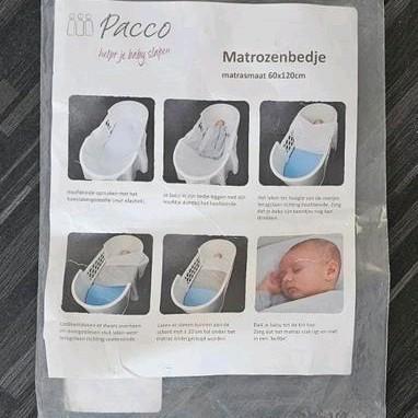 Pacco Matrozenbedje helpt beter slapen, Kinderen en Baby's, Babywiegjes en Ledikanten, Zo goed als nieuw, Ledikant, Ophalen