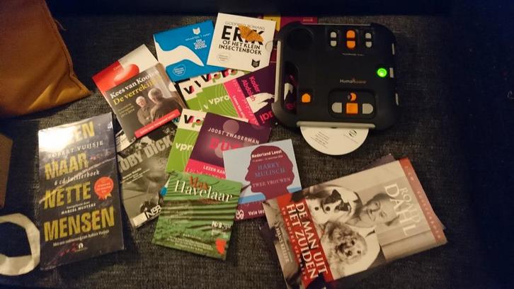 Victor Reader Stratus 4 met veel boeken en hoorspelen, Audio, Tv en Foto, Mediaspelers, Zo goed als nieuw, Zonder harde schijf