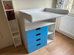 Ikea SMÅSTAD / Stuva Commode/bureau wit/blauw, 90 tot 105 cm, 50 tot 70 cm, Zo goed als nieuw, Ophalen