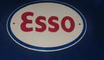 Gietijzeren wandplaat van Esso., Gebruikt, Ophalen of Verzenden