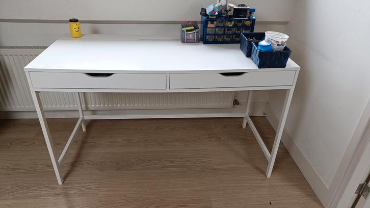 Alex Bureau met lades Ikea wit, Huis en Inrichting, Kasten | Kledingkasten, Gebruikt, Minder dan 100 cm, 100 tot 150 cm, 50 tot 75 cm
