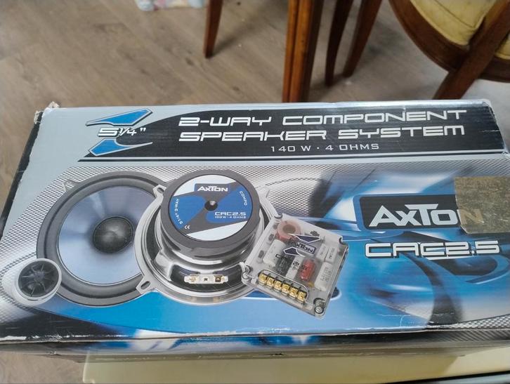 Axton CA2.5 component speakers nieuw in doos!!, Auto diversen, Autospeakers, Nieuw, Ophalen of Verzenden