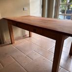 Teak eettafel, Huis en Inrichting, Tafels | Eettafels, Ophalen, Teakhout, 50 tot 100 cm, Zo goed als nieuw