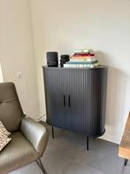 Home24 Black Sideboard with Sliding Door, Ophalen, Zo goed als nieuw, 25 tot 50 cm, 100 tot 150 cm