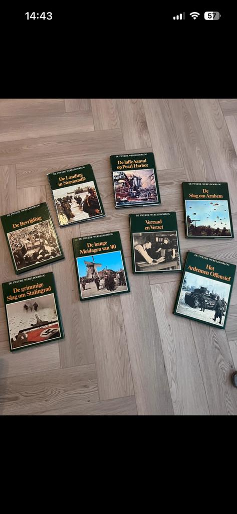 Lekturama, 8 boekwerken De Tweede Wereldoorlog, Ophalen, Tweede Wereldoorlog, Gelezen, Algemeen