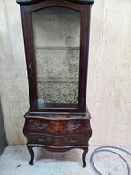 Antieke Queen Ann Kast met Glazen Deuren, Antiek en Kunst, Antiek | Meubels | Kasten, Ophalen