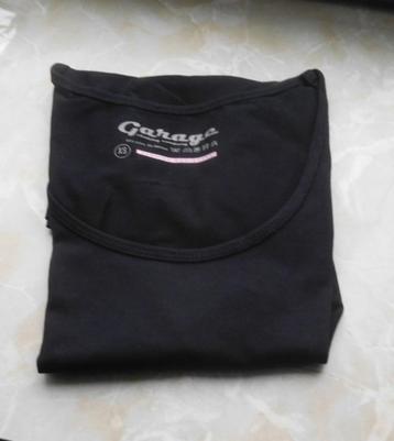 Nieuw zwart T-shirt, merk Garage, maat XS, ronde hals (1) beschikbaar voor biedingen