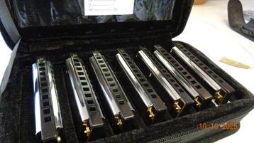 Blues harmonica set ( 7 stuks) beschikbaar voor biedingen