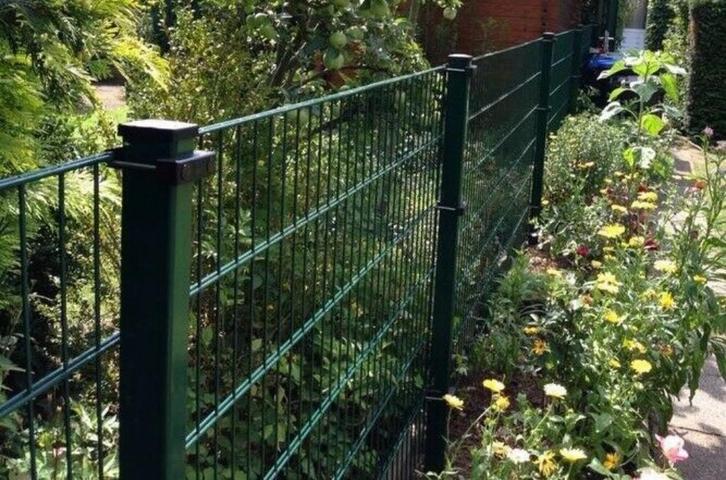 2e keus dubbelstaafsmatten pakket 20 m – 8/6/8 – verzinkt, Tuin en Terras, Tuinhekken en Hekwerk, Zo goed als nieuw, Dubbelstaafmat hekwerk