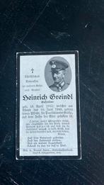 Bidprentje Duitse militair Frankrijk ww2, Verzamelen, Verzenden