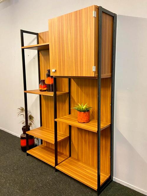Vintage Pierre Guariche Plastirop wandmeubel jaren 60 Meurop, Huis en Inrichting, Kasten | Boekenkasten, Gebruikt, 100 tot 150 cm