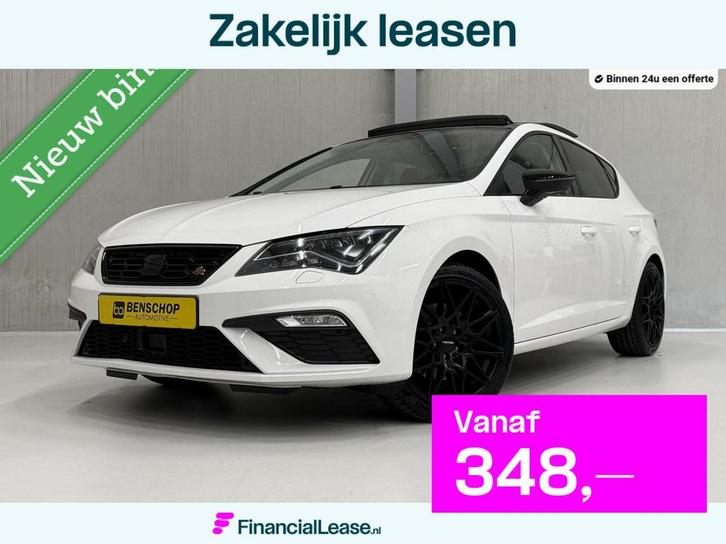 Seat Leon 1.8 TSI FR DSG Aerodynamica Panodak Navi Seat Soun, Auto's, Seat, Bedrijf, Lease, Financial lease, Leon, ABS, Adaptive Cruise Control