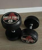 Gorilla Sports dumbbells – 25 kg per stuk, Ophalen, Zo goed als nieuw, Dumbbell