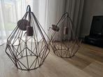 Twee Eglo Hanglampen - Stijlvol Design, Ophalen, Gebruikt, Minder dan 100 cm, Metaal