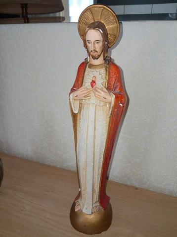 Heilighart van jezus beeld, nederlands, 36cm, holland beschikbaar voor biedingen