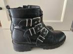 Laarsjes schoenen boots zwart PS Poelman maat 43 bijna nieuw, Poelman, Zwart, Lage of Enkellaarzen, Ophalen of Verzenden