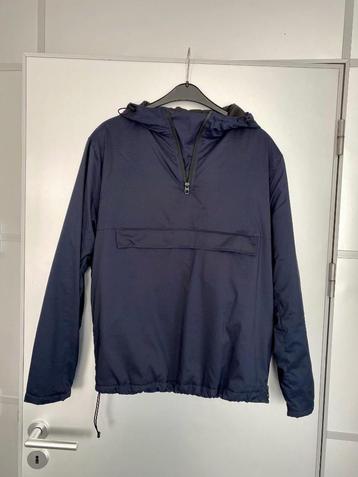F1051 Nieuw: Farrell: maat M=48/50 jas wind-jack hoody blauw beschikbaar voor biedingen