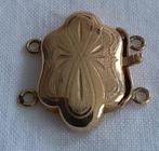 14 karaat antiek gouden slot voor 2 rijen, Sieraden, Tassen en Uiterlijk, Antieke sieraden, Verzenden, Goud, Overige typen