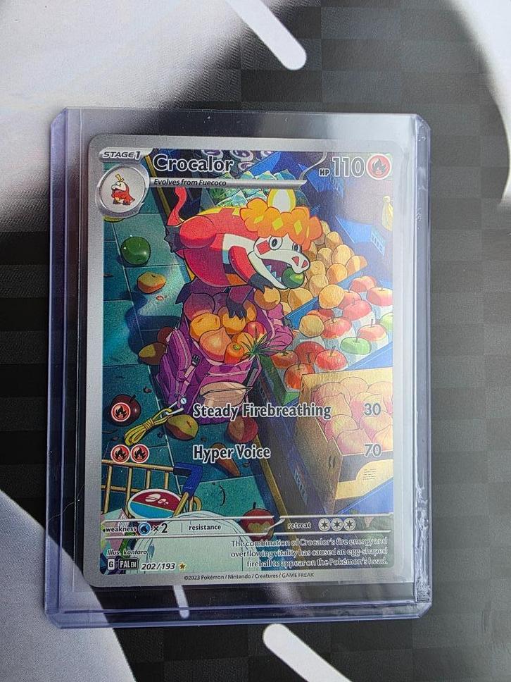 Padea Evolved Crocalor PAL 202, Hobby en Vrije tijd, Verzamelkaartspellen | Pokémon, Nieuw, Losse kaart, Foil, Ophalen of Verzenden