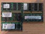 Diverse ram geheugen, Computers en Software, RAM geheugen, Ophalen of Verzenden, Zo goed als nieuw, Desktop