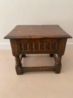 Vintage Houten Tafeltje/Nachtkastje met Opbergruimte, Ophalen
