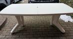 Uitschuifbare (tuin)Tafel 200cm tot 260cm Wit, Ophalen, Zo goed als nieuw, Rechthoekig, Kunststof